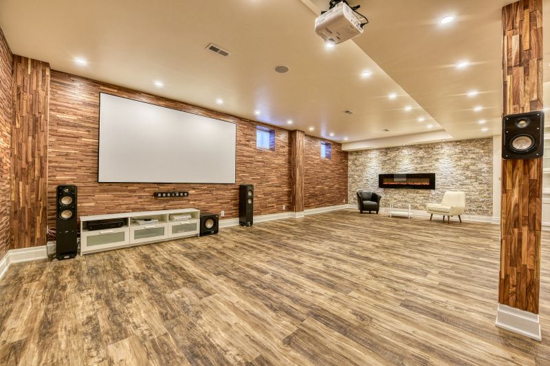 Basement Entertainment Area