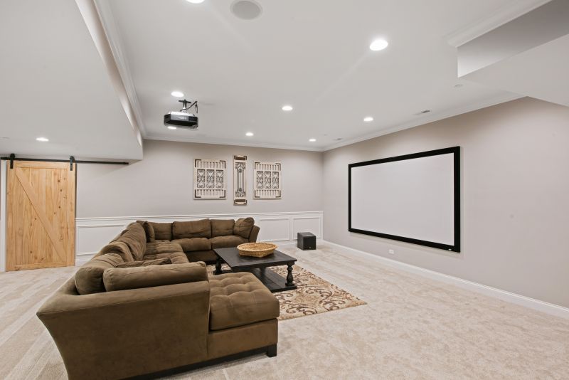 Entertainment Area in Basement